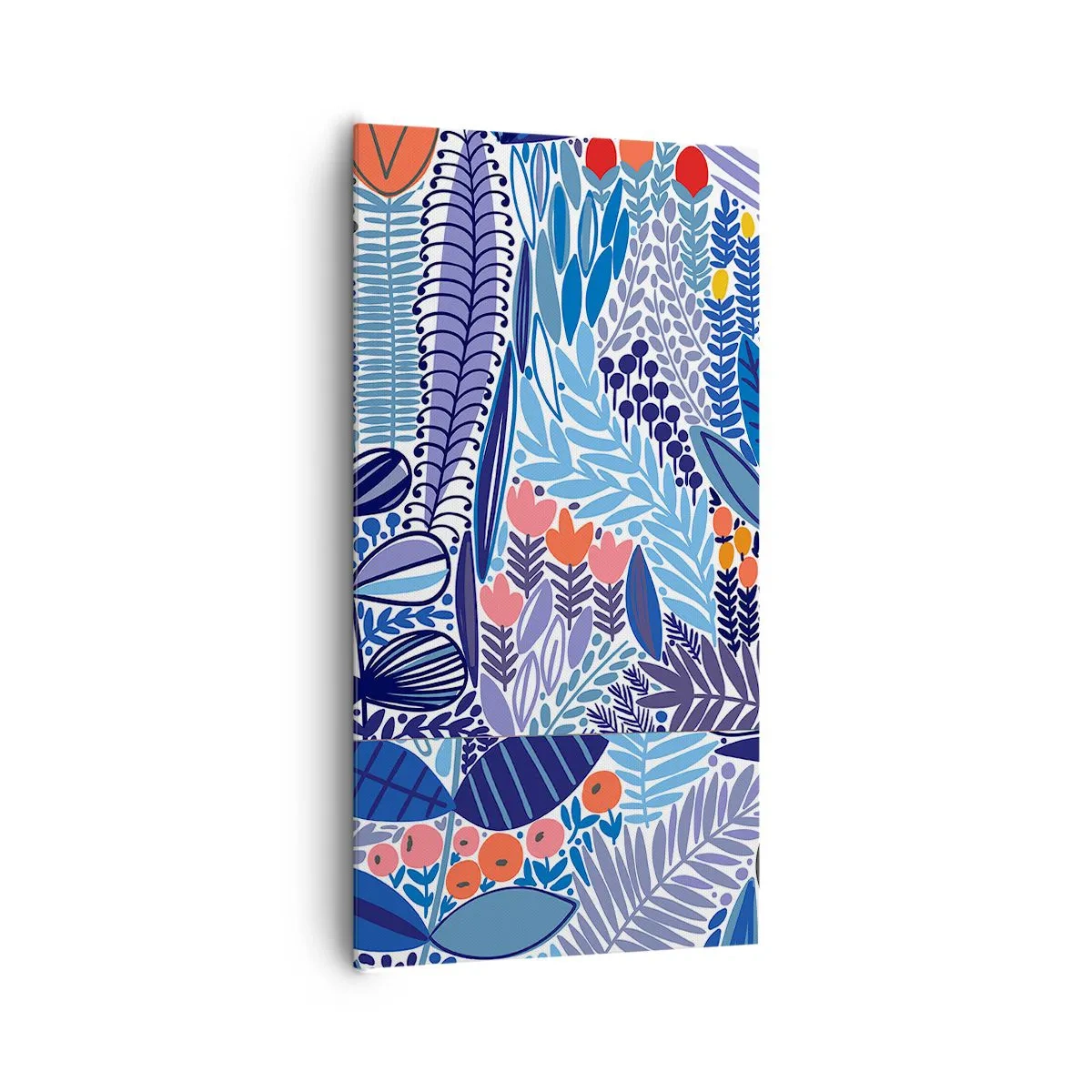 Lærredstryk - Billede på lærred - Hawaiiansk have - 65x120 cm