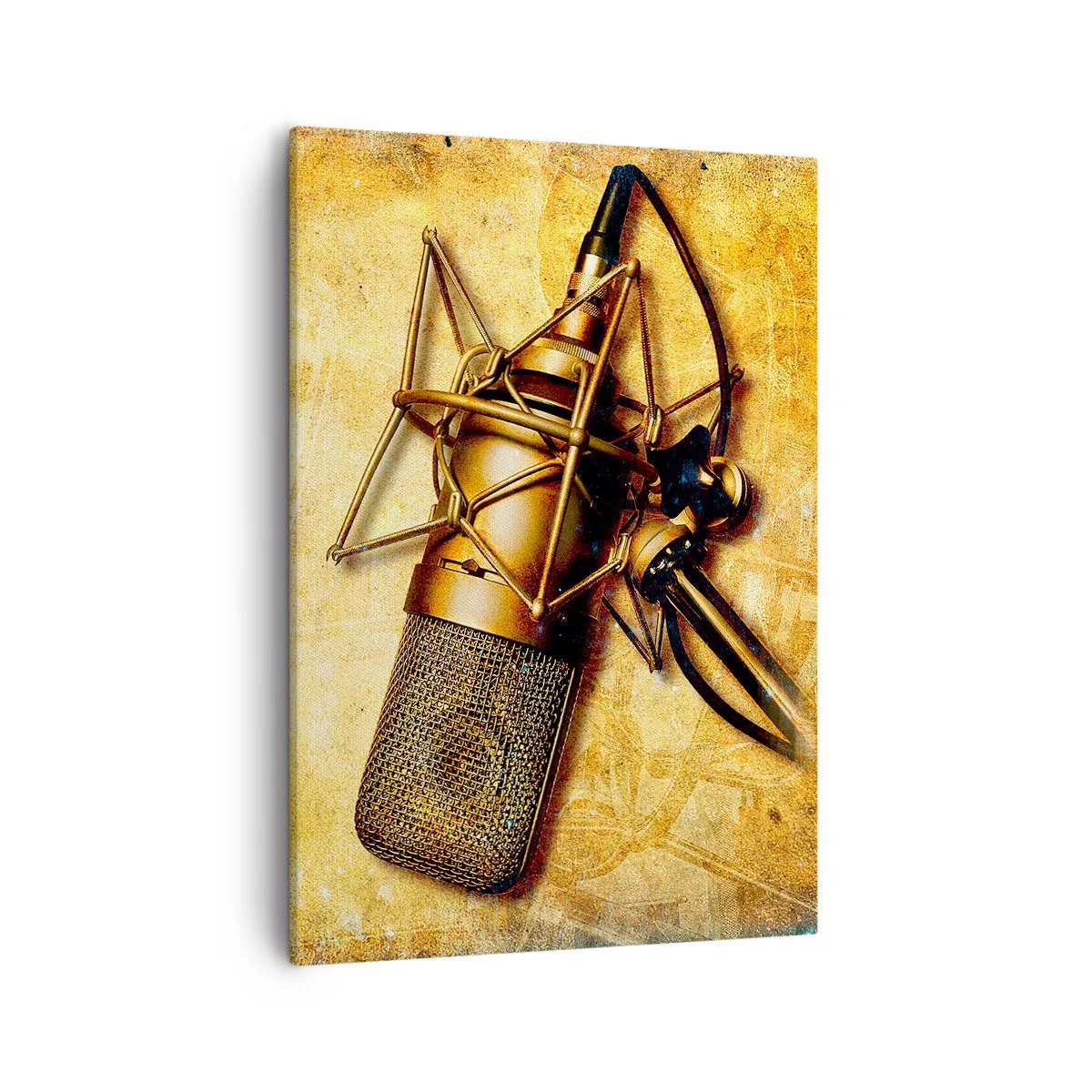 Lærredstryk - Billede på lærred - Radioens gyldne år - 50x70 cm