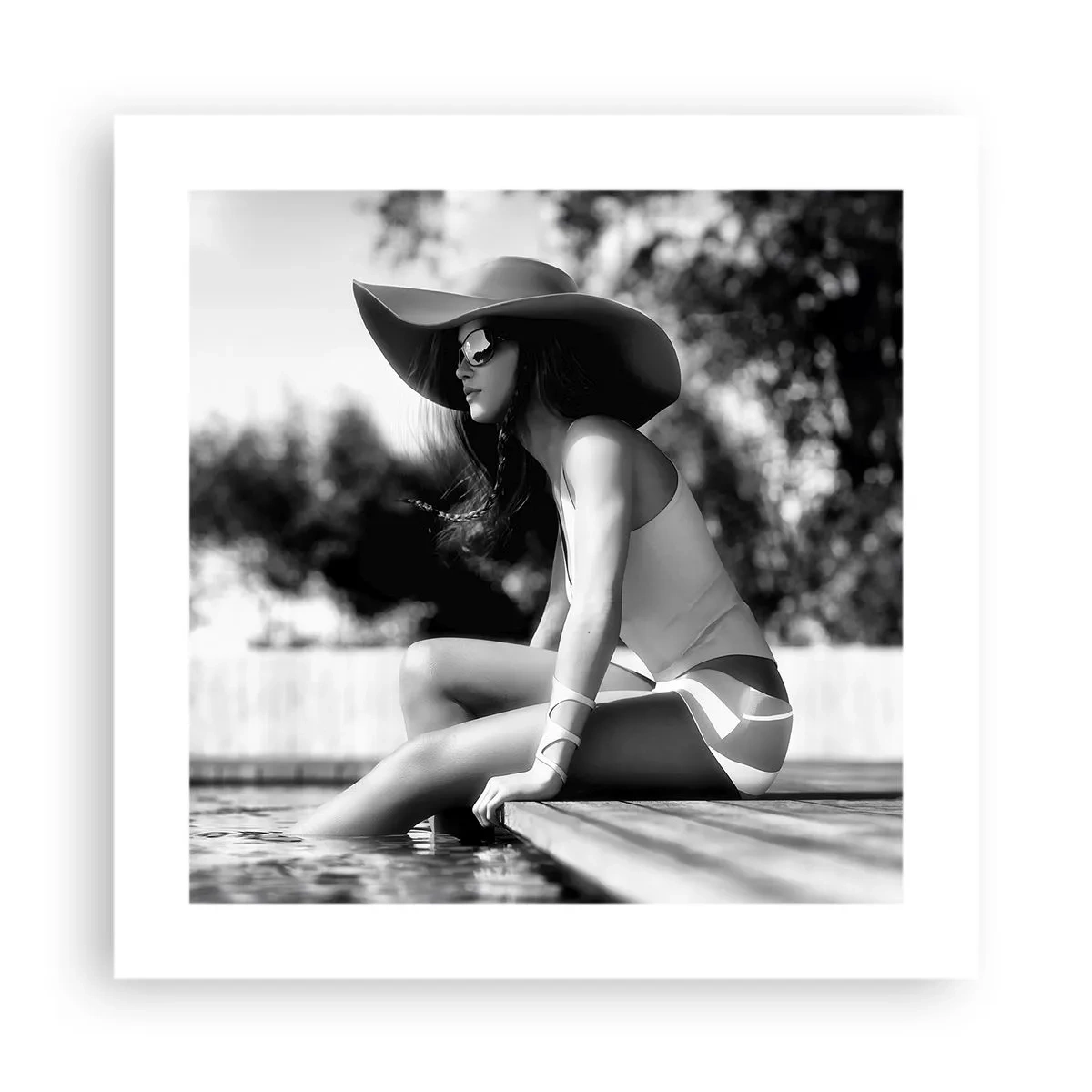 Plakat - Sommerdrøm - 40x40 cm