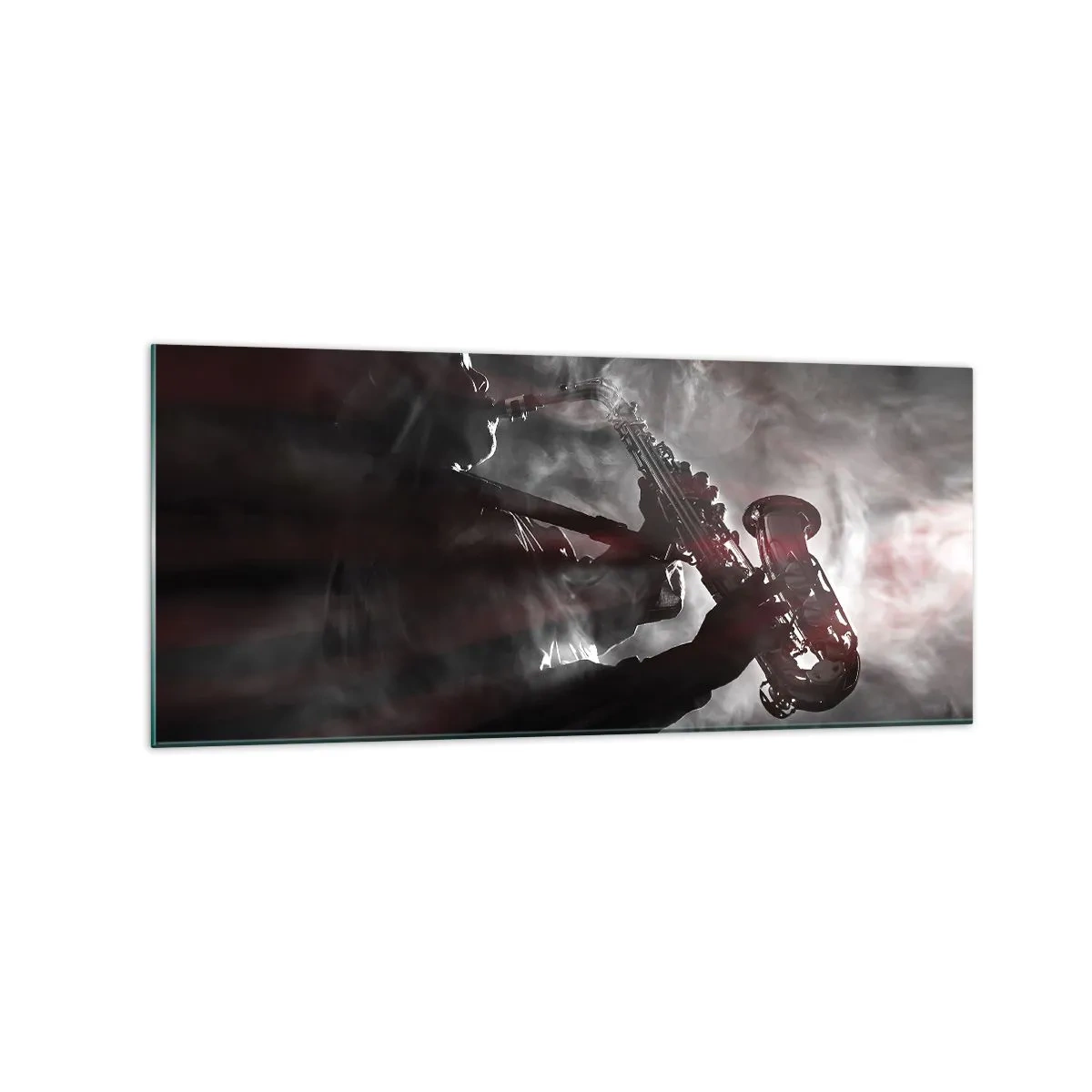 Billede på glas - I jazzens dampe - 120x50 cm