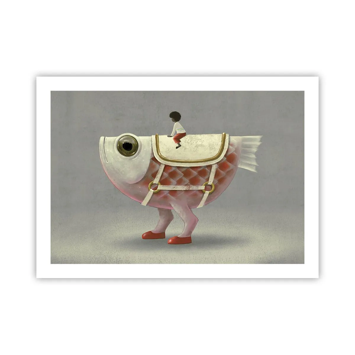 Plakat - Rybonski rytter - 70x50 cm