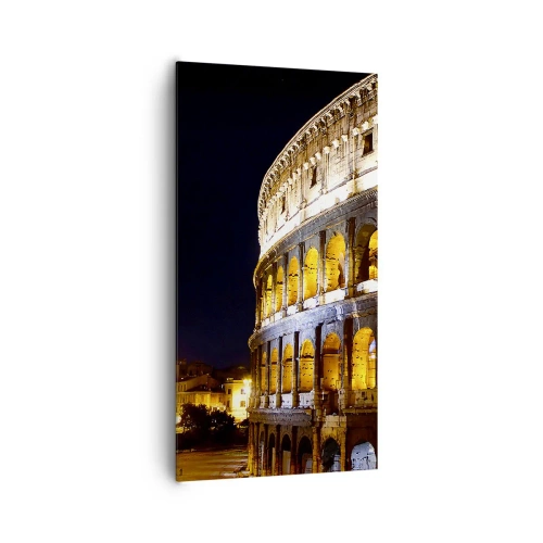 Lærredstryk - Billede på lærred - Legene er ved at begynde - 65x120 cm