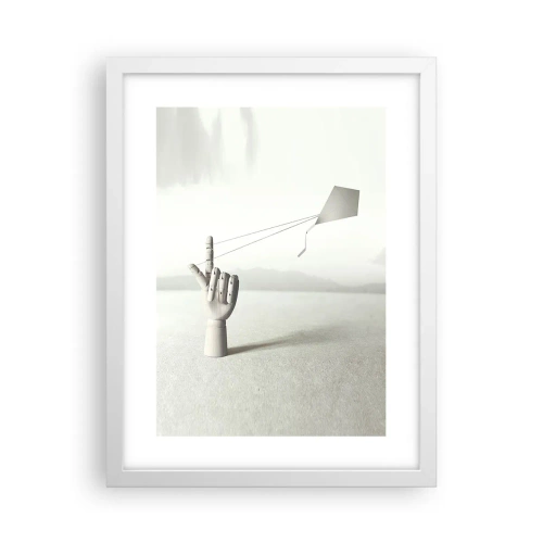 Plakat i hvid ramme - Styrkeprøve - 30x40 cm