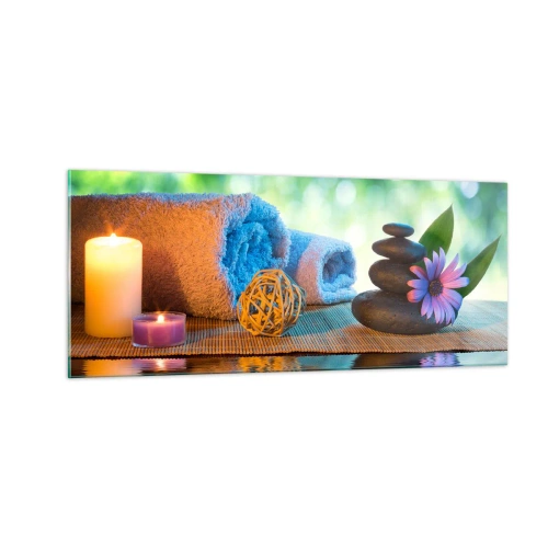 Billede på glas - Tid til kroppen - 100x40 cm