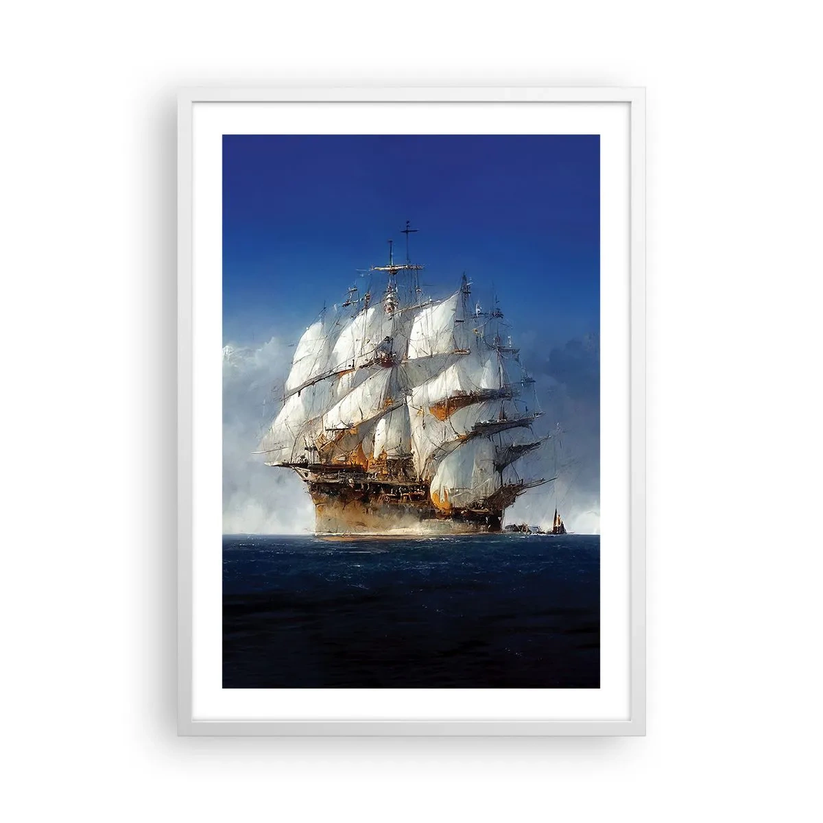 Plakat i hvid ramme - Den store herlighed! - 50x70 cm
