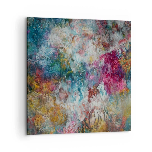 Lærredstryk - Billede på lærred - I fuldt flor - 60x60 cm