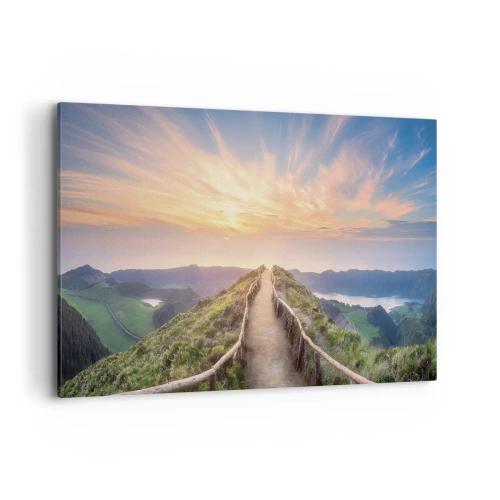 Lærredstryk - Billede på lærred - Tæt på himlen - 120x80 cm