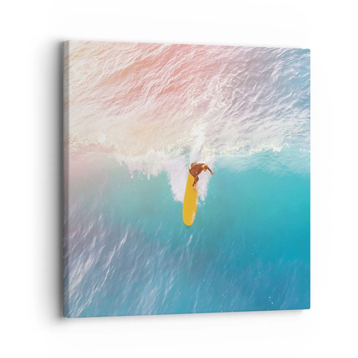 Lærredstryk - Billede på lærred - Ocean rytter - 30x30 cm