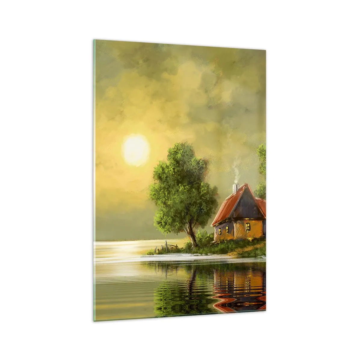 Billede på glas - Smukt, som fra et billede - 70x100 cm