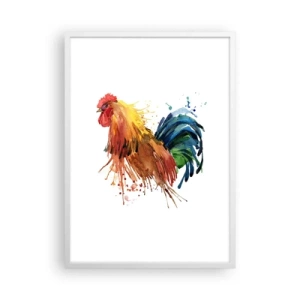 Plakat i hvid ramme - Kongelig kappe, kongelig stolthed - 50x70 cm