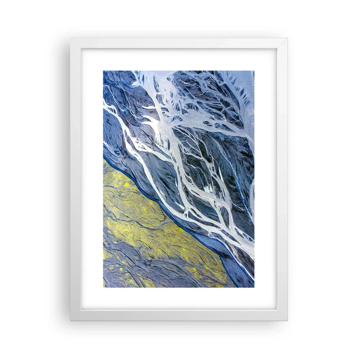 Plakat i hvid ramme - Naturens hulemalerier - 30x40 cm