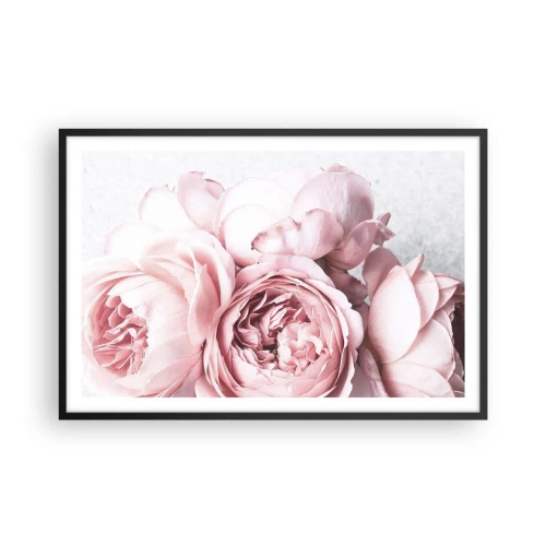 Plakat i sort ramme - For de romantiske - 91x61 cm