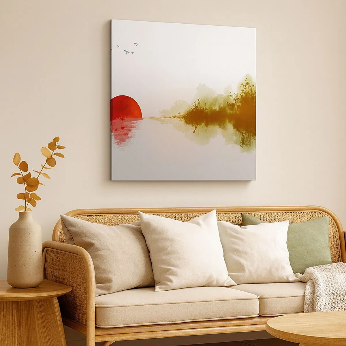 Lærredstryk - Billede på lærred - Et løfte om fred - 30x30 cm