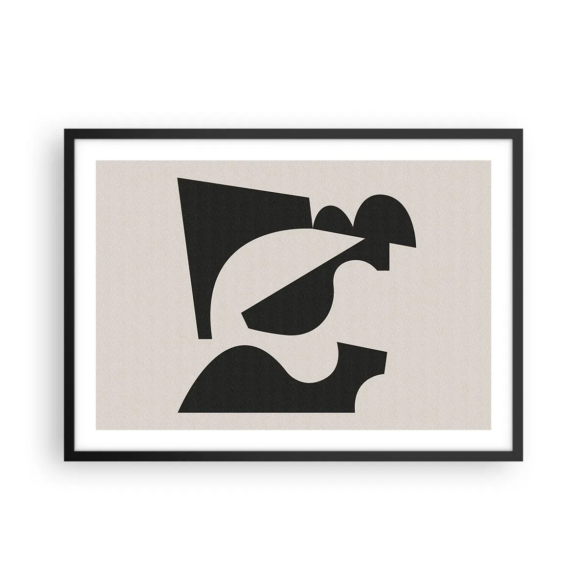 Plakat i sort ramme - Sammensæt din egen - 70x50 cm