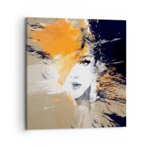 Lærredstryk - Billede på lærred - Og det bliver let - 70x70 cm