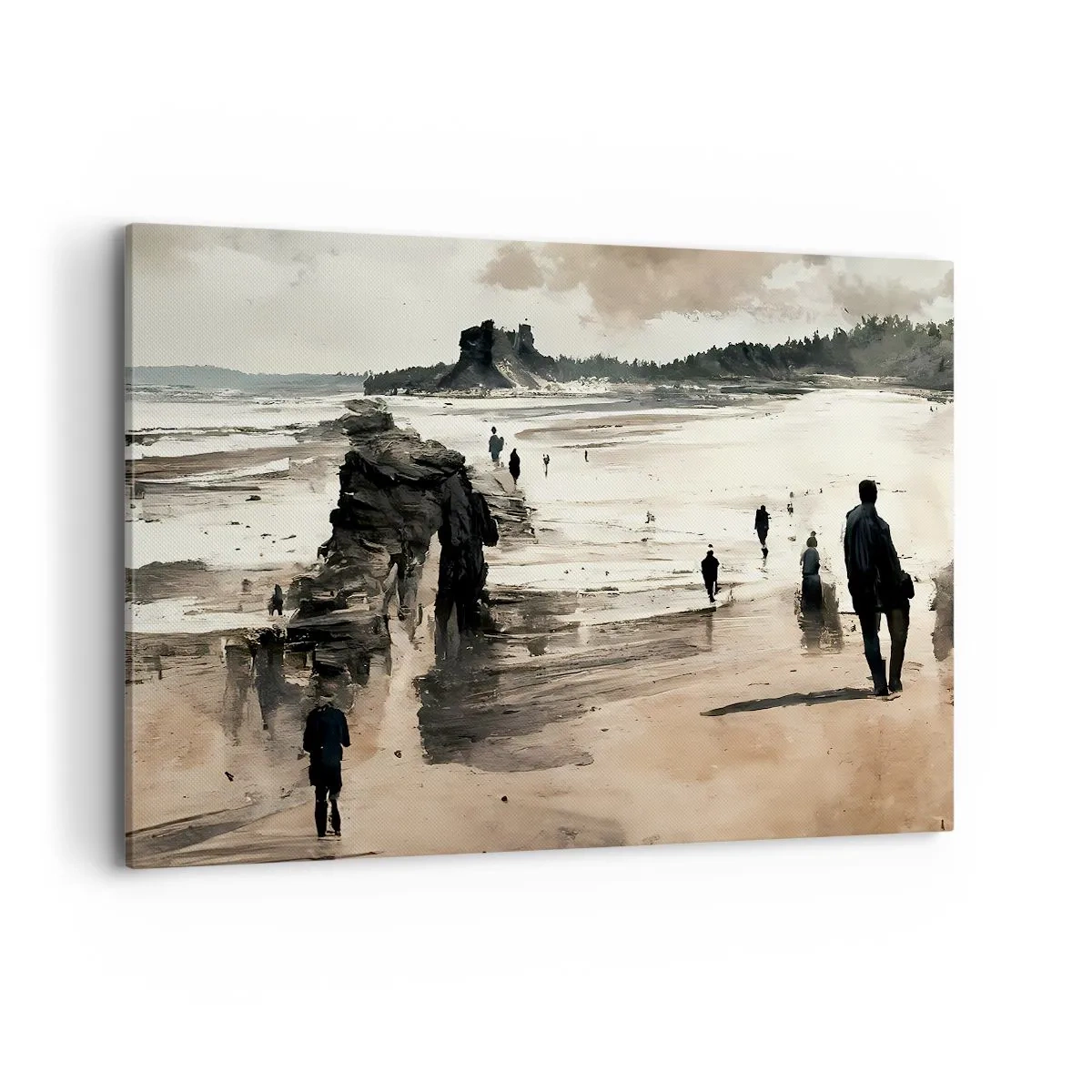 Lærredstryk - Billede på lærred - Indkaldt - 120x80 cm