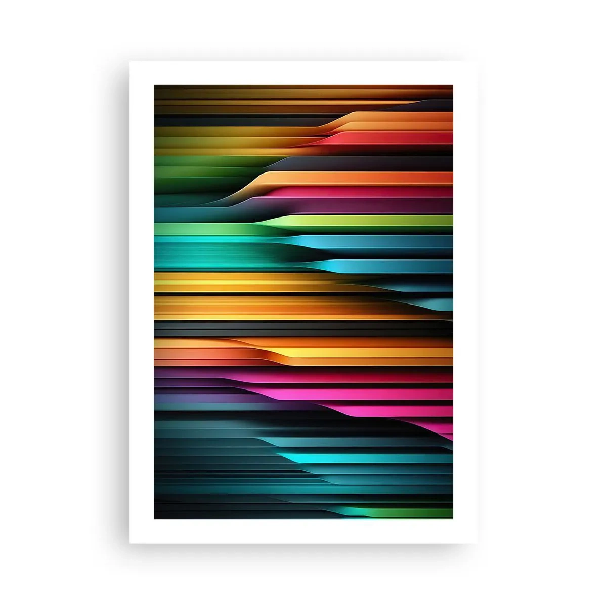 Plakat - Lysende orgel - 50x70 cm