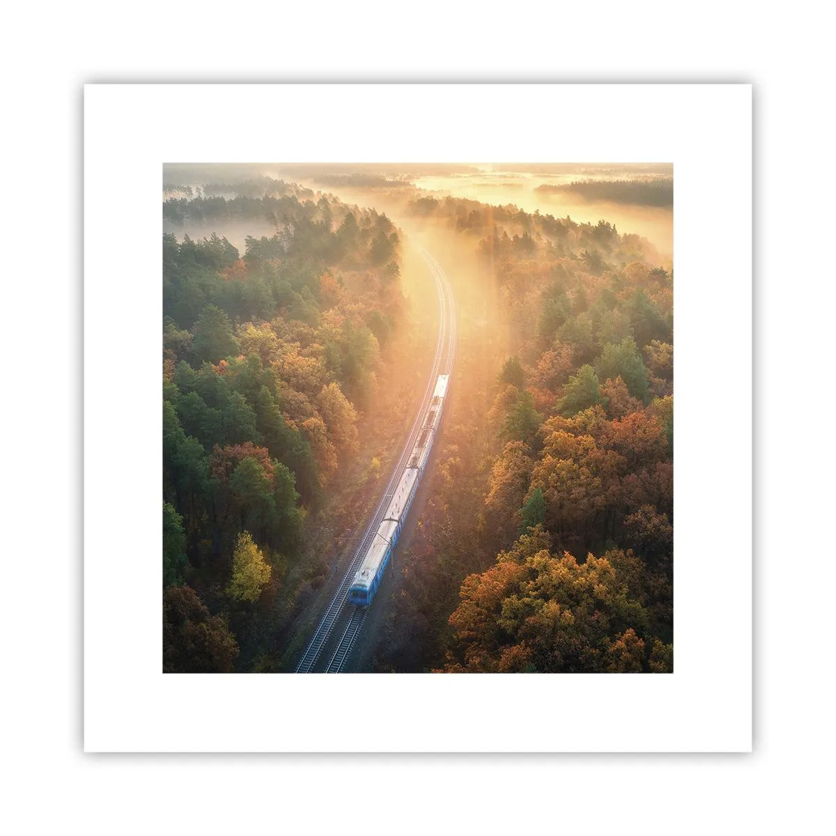 Plakat - Efterårsrejse - 30x30 cm