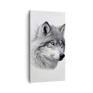 Lærredstryk - Billede på lærred - Alpha - uden tvivl - 55x100 cm