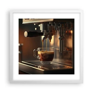 Plakat i hvid ramme - En sensuel blanding - 40x40 cm