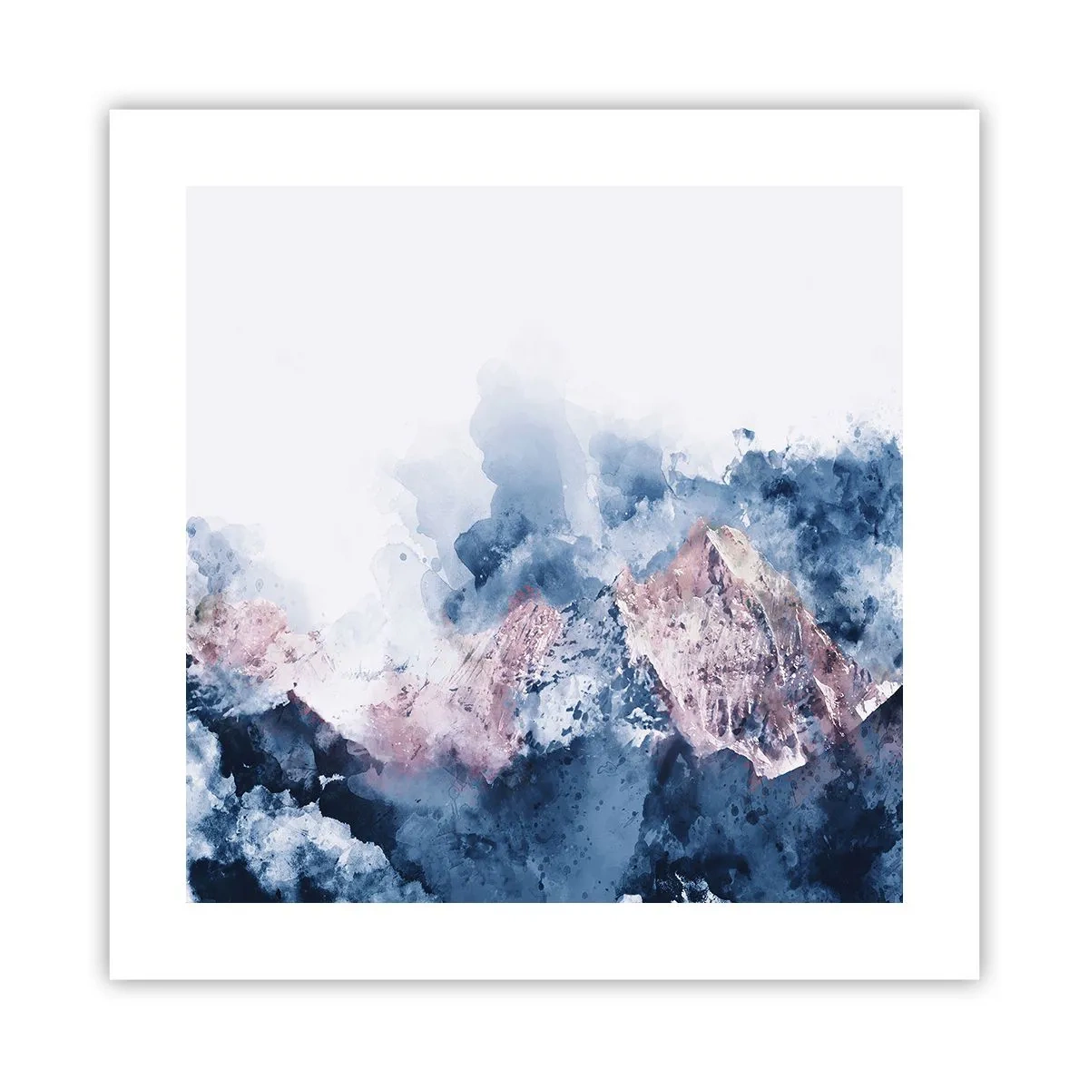 Plakat - Dette er toppene! - 40x40 cm