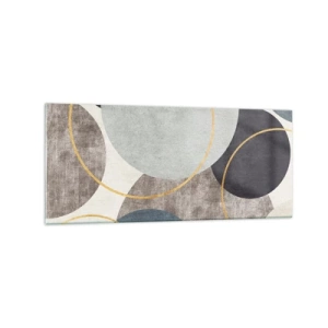 Billede på glas - Hjul efter hjul - 120x50 cm