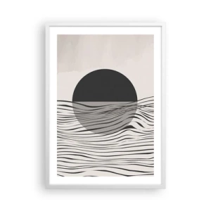 Plakat i hvid ramme - Halvkomposition - 50x70 cm