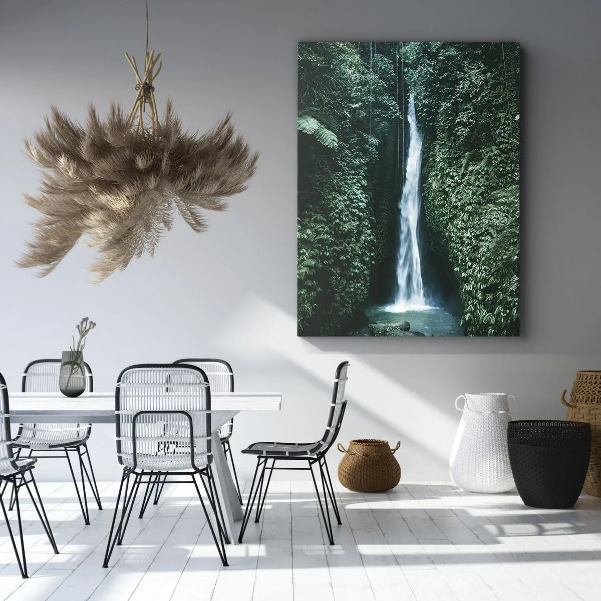 Lærredstryk - Billede på lærred - Tropisk spa - 50x70 cm