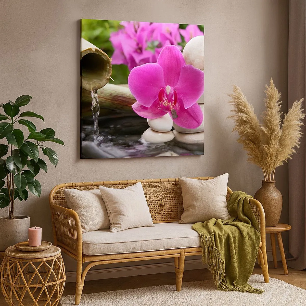 Lærredstryk - Billede på lærred - Du hviler allerede - 30x30 cm