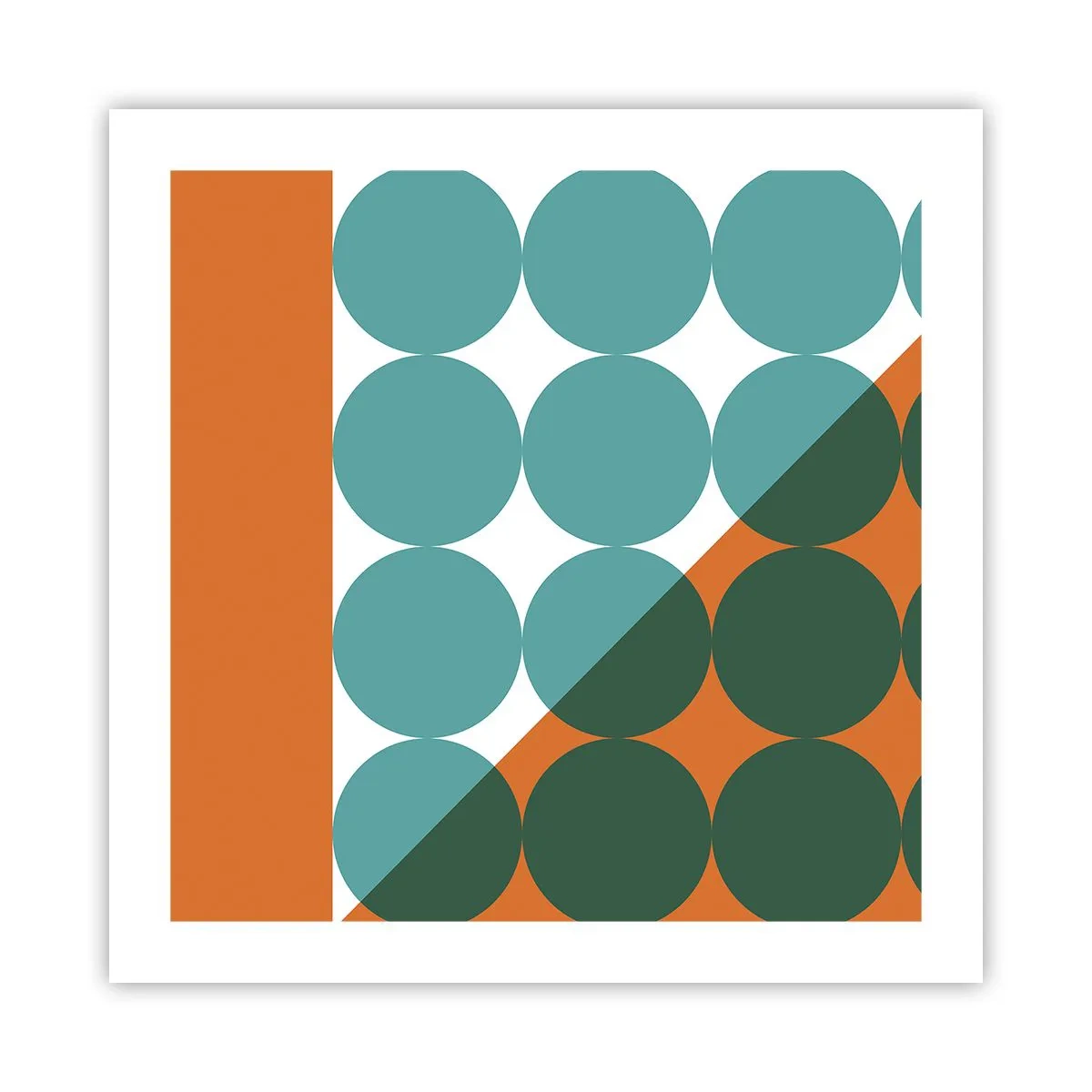 Plakat - Op og over - 50x50 cm