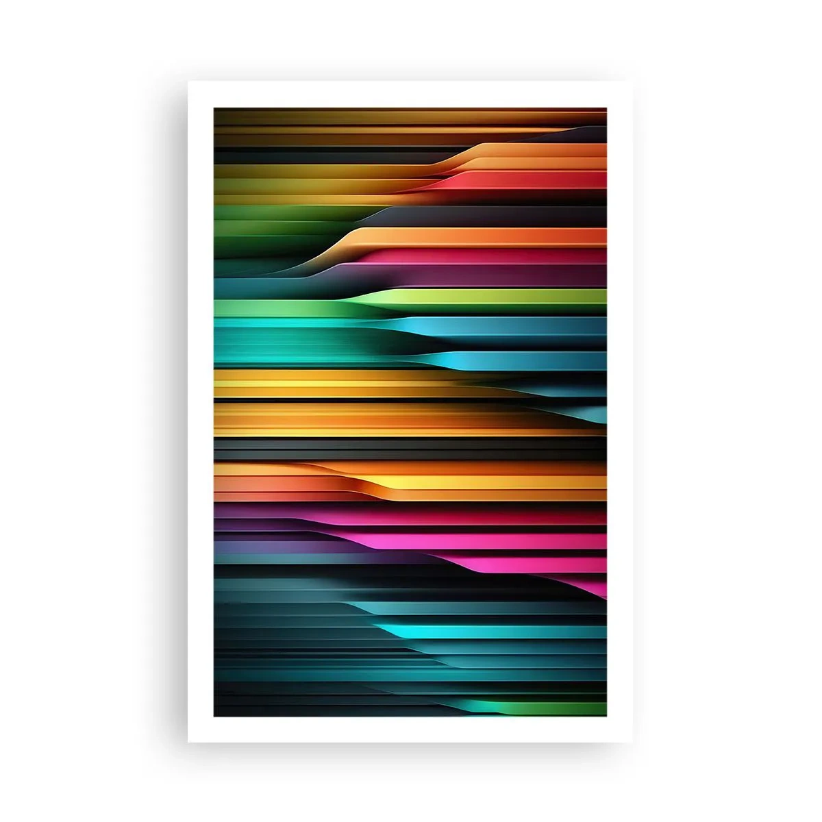 Plakat - Lysende orgel - 61x91 cm