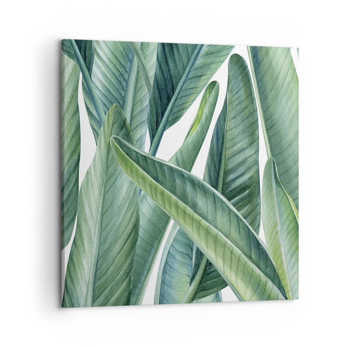 Lærredstryk - Billede på lærred - Det grønne i sig selv - 50x50 cm