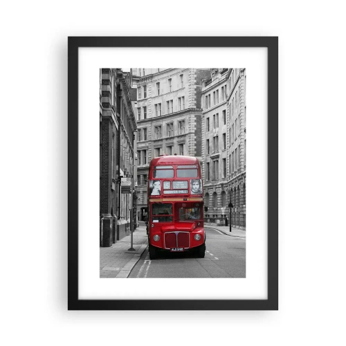 Plakat i sort ramme - Hverdagen behøver ikke at være grå - 30x40 cm