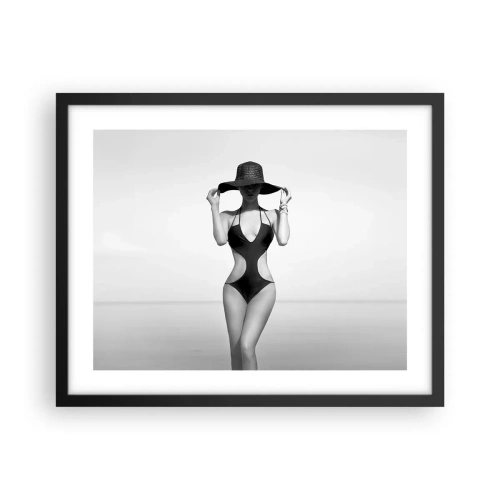 Plakat i sort ramme - Mit navn er Elegance - 50x40 cm