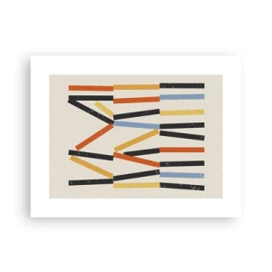 Plakat - Vandret komposition - 40x30 cm
