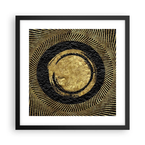Plakat i sort ramme - Glamour-komposition - 40x40 cm