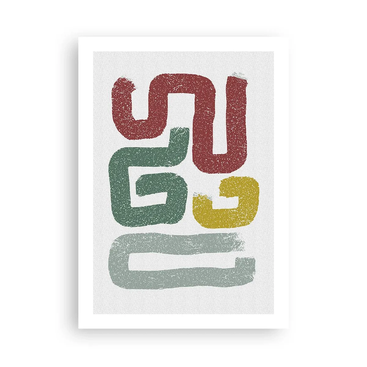 Plakat - På et ukendt sprog - 50x70 cm