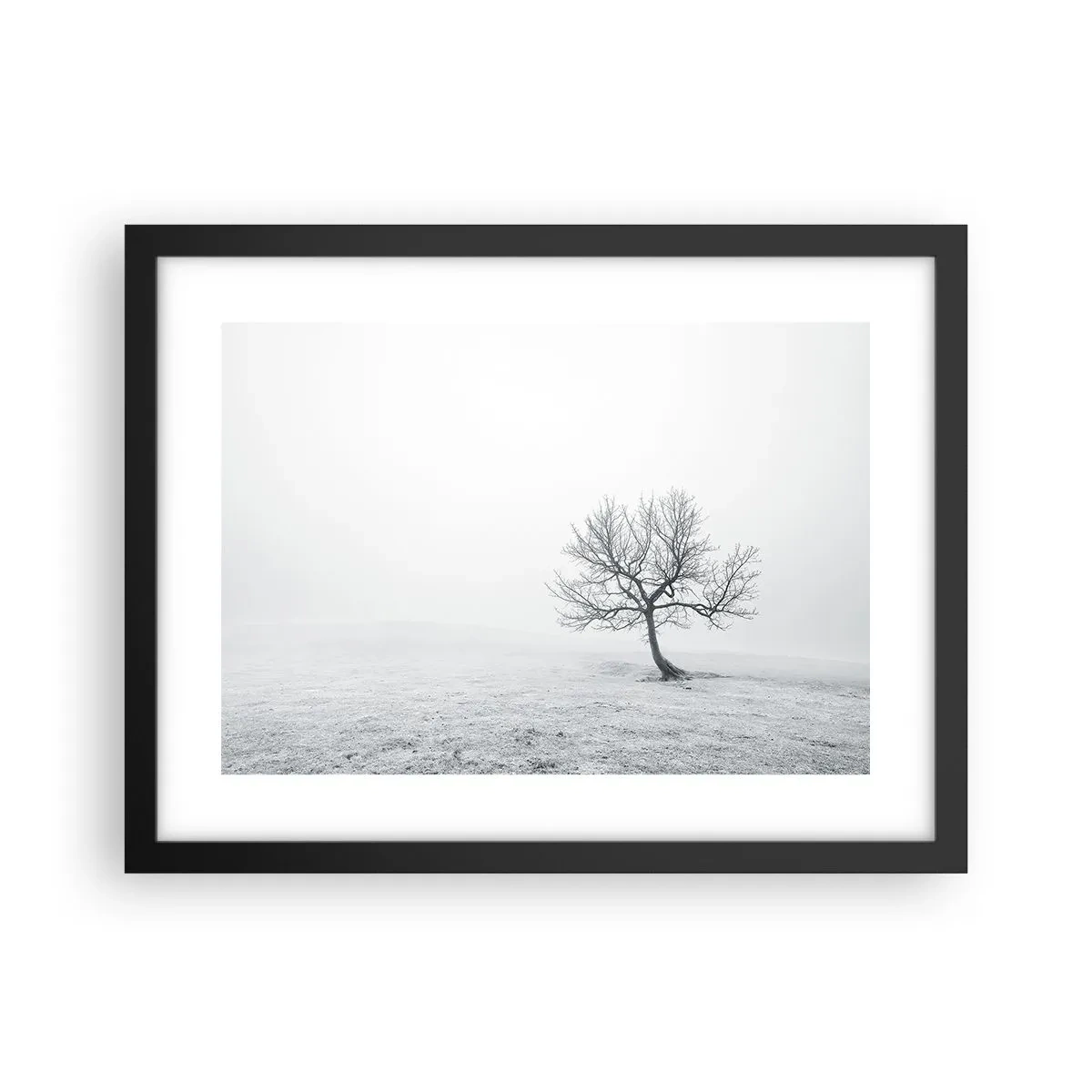 Plakat i sort ramme - Mod intetheden - 40x30 cm