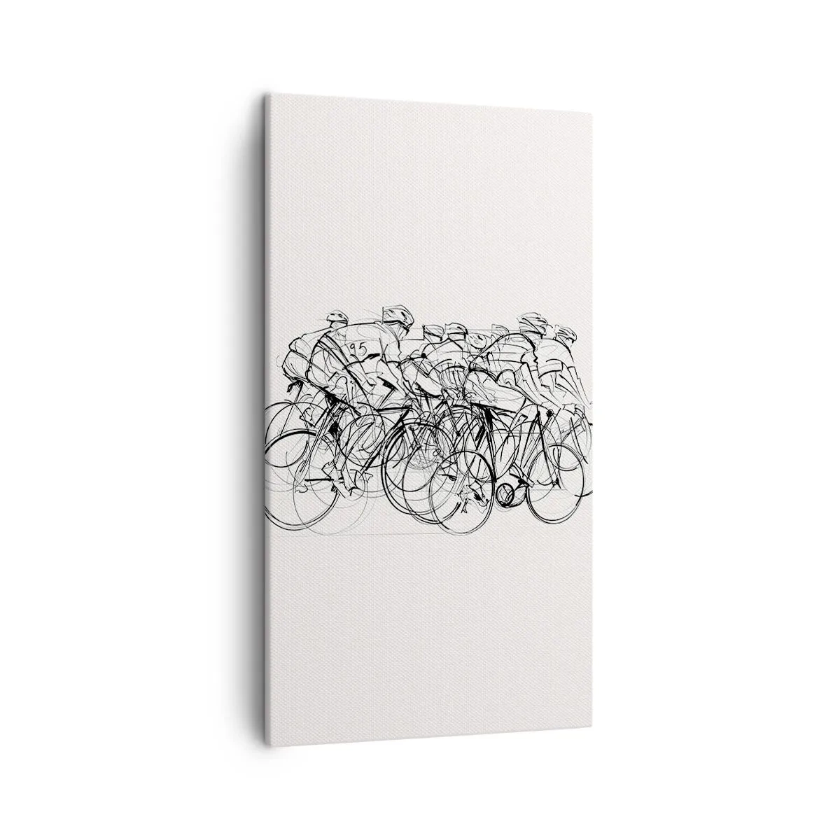 Lærredstryk - Billede på lærred - Sammen i et team - 45x80 cm