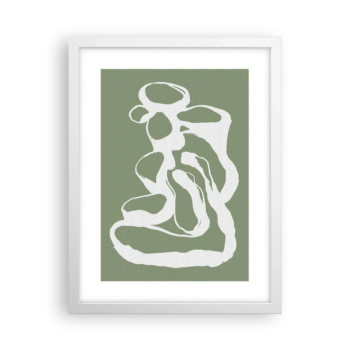 Plakat i hvid ramme - Rummets kald - 30x40 cm