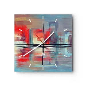 Vægur, Uret - Landskab i en ukendt dimension - 30x30 cm