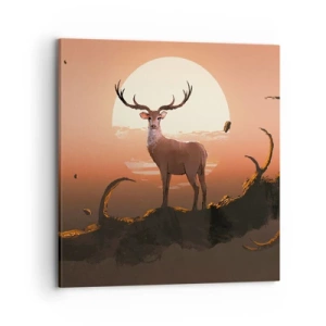 Lærredstryk - Billede på lærred - Denne aften er ikke som alle andre - 70x70 cm