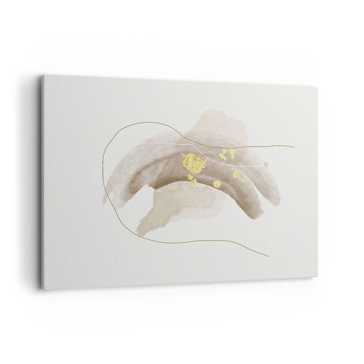 Lærredstryk - Billede på lærred - Mødt i rummet - 100x70 cm