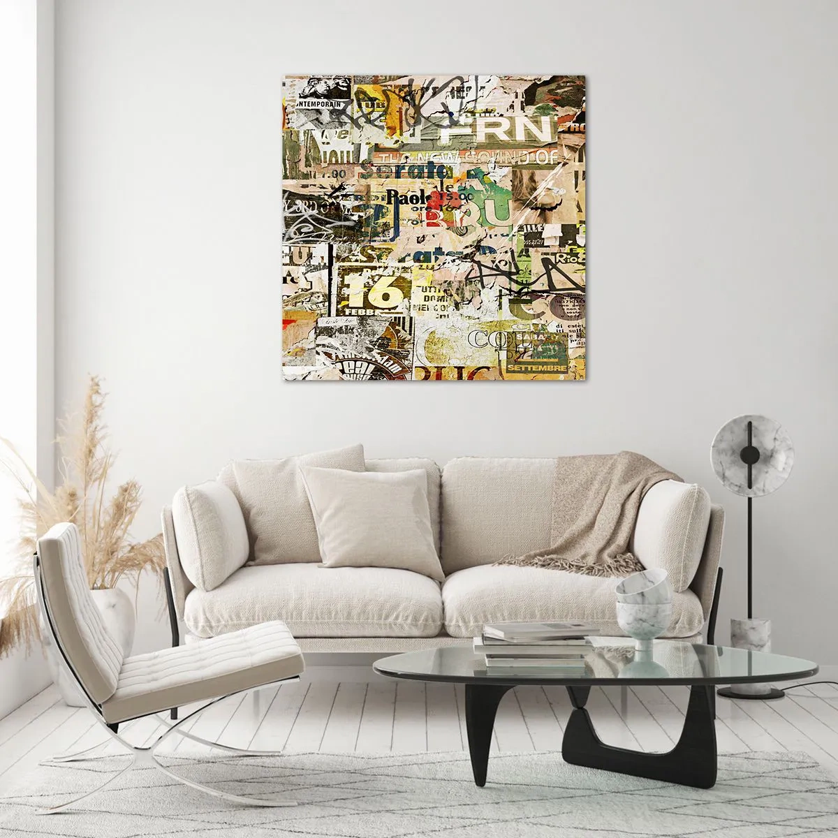 Billede på glas - Åh, det er ved at ske... - 50x50 cm