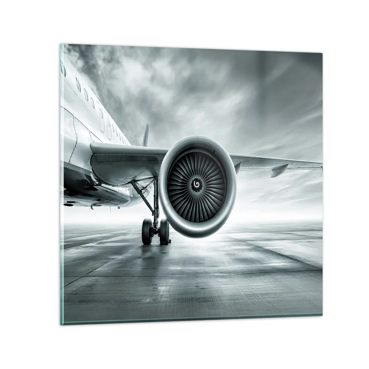 Billede på glas - Der er kraft! - 60x60 cm