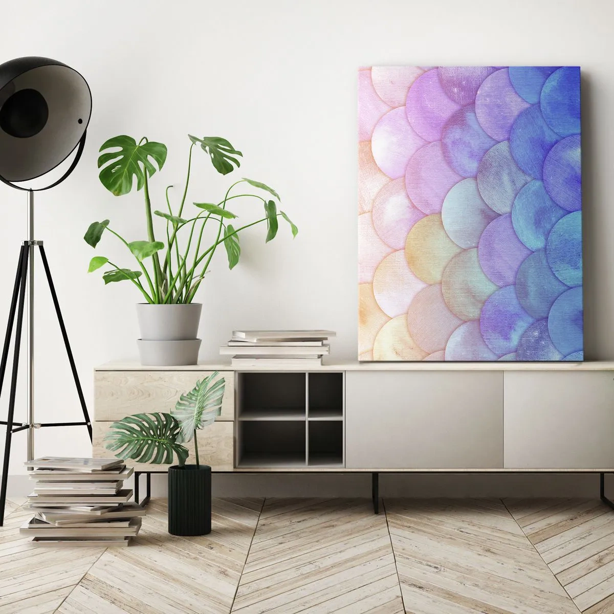 Lærredstryk - Billede på lærred - Perleskaller - 50x70 cm