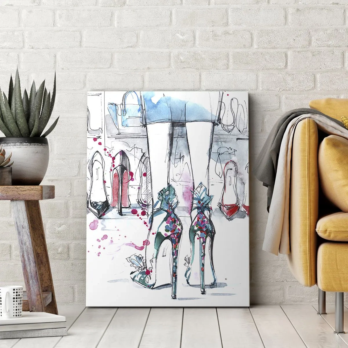 Lærredstryk - Billede på lærred - Sesam, åbn dig - 50x70 cm