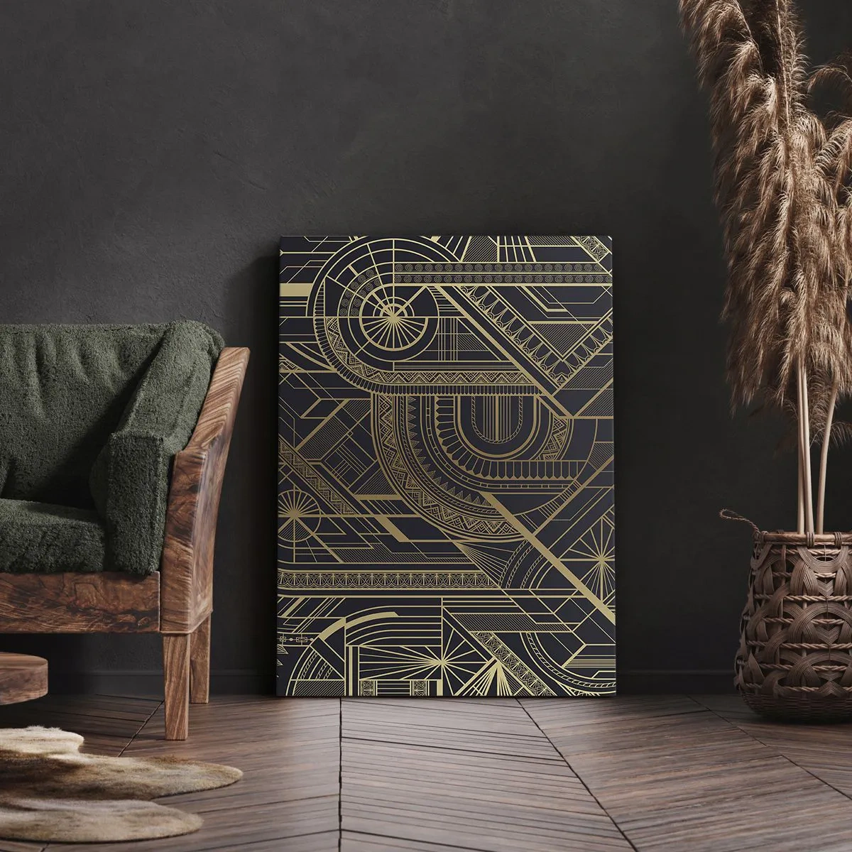 Lærredstryk - Billede på lærred - Koncepter, idéer, planer - 45x80 cm