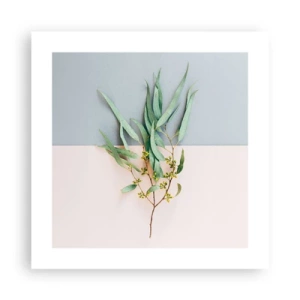 Plakat - Pastelfarvernes subtilitet - 40x40 cm