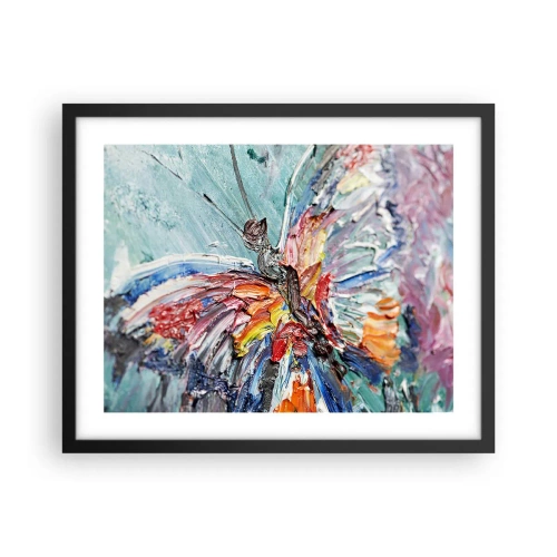 Plakat i sort ramme - Malet af naturen - 50x40 cm